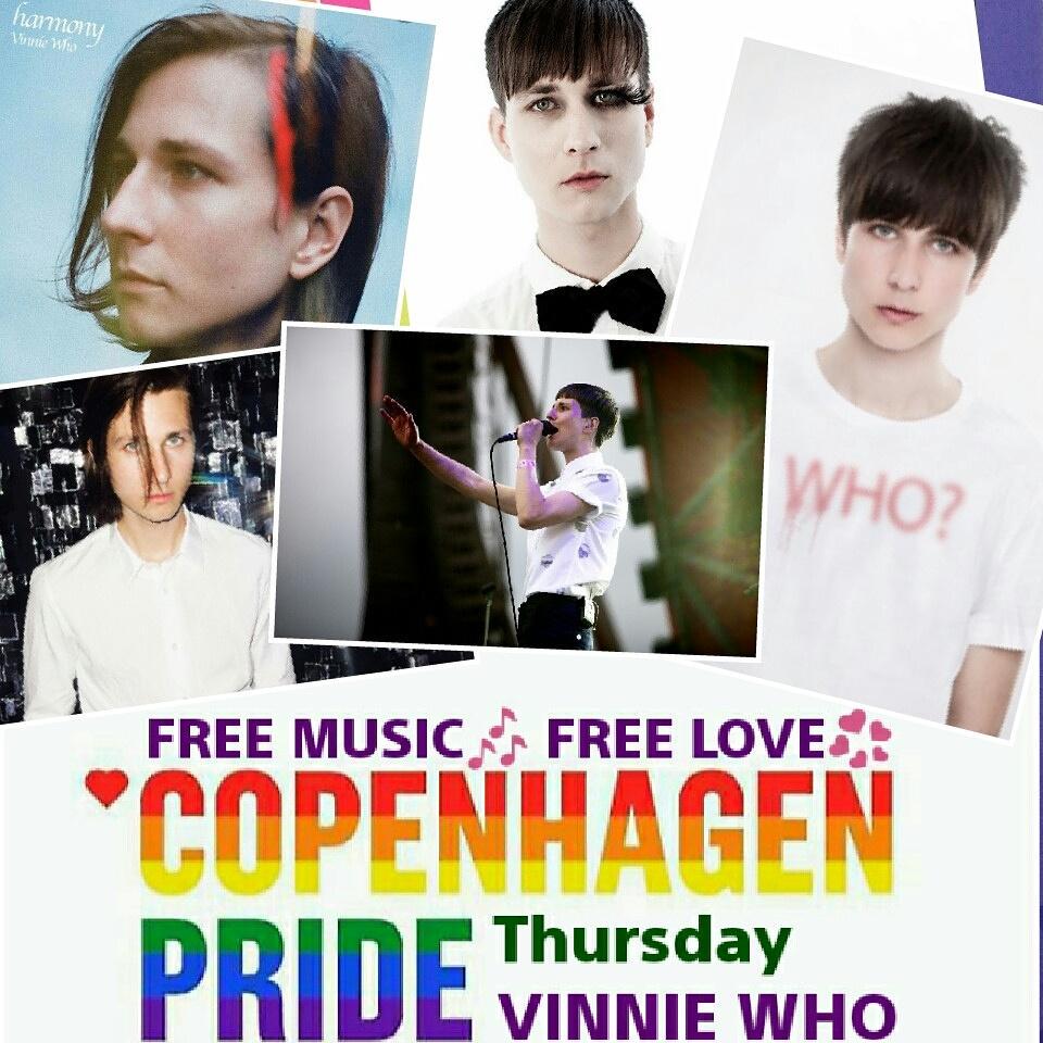 CopenhagenPride's tweet photo. @VinnieWho hits the Copenhagen Pride stage, at Copenhagen City Hall Square this Thursday (August 13 2015)Join us!🙌🎶💞 http://t.co/WztHJpJJCY