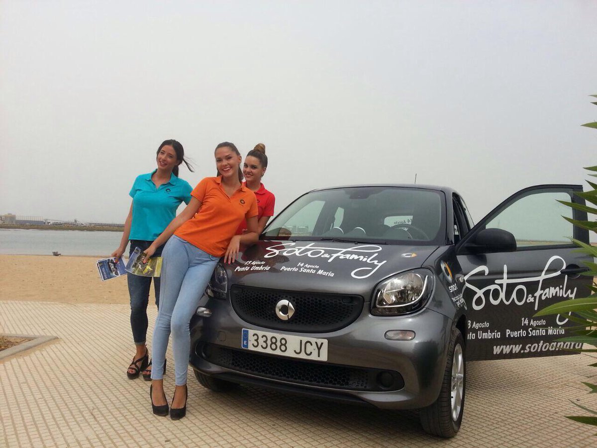 SotoAndFamily's tweet photo. Recorremos #PuntaUmbría con @smart_spain promocionando el #concierto del 13 en Liv the summer.http://t.co/eswg9vewCu http://t.co/BRcb87lLSr