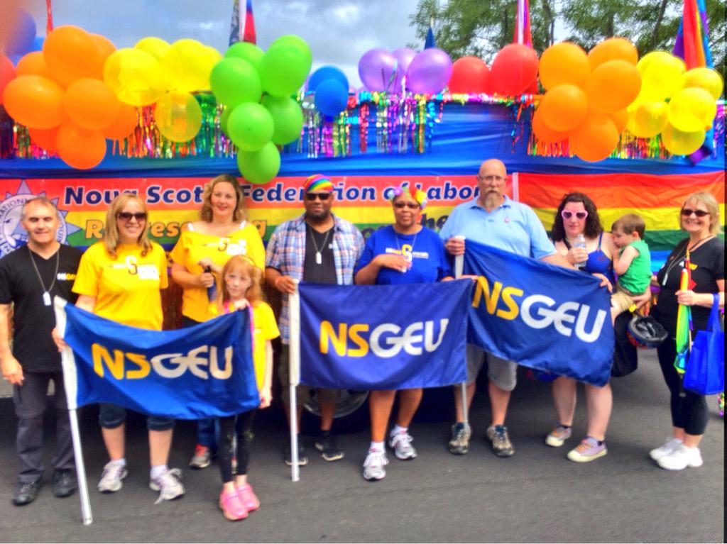 Great day at the #PrideParade in #CapeBreton with union affiliates &amp; activists!

#canlab #NSpoli #CBpoli #NovaScotia