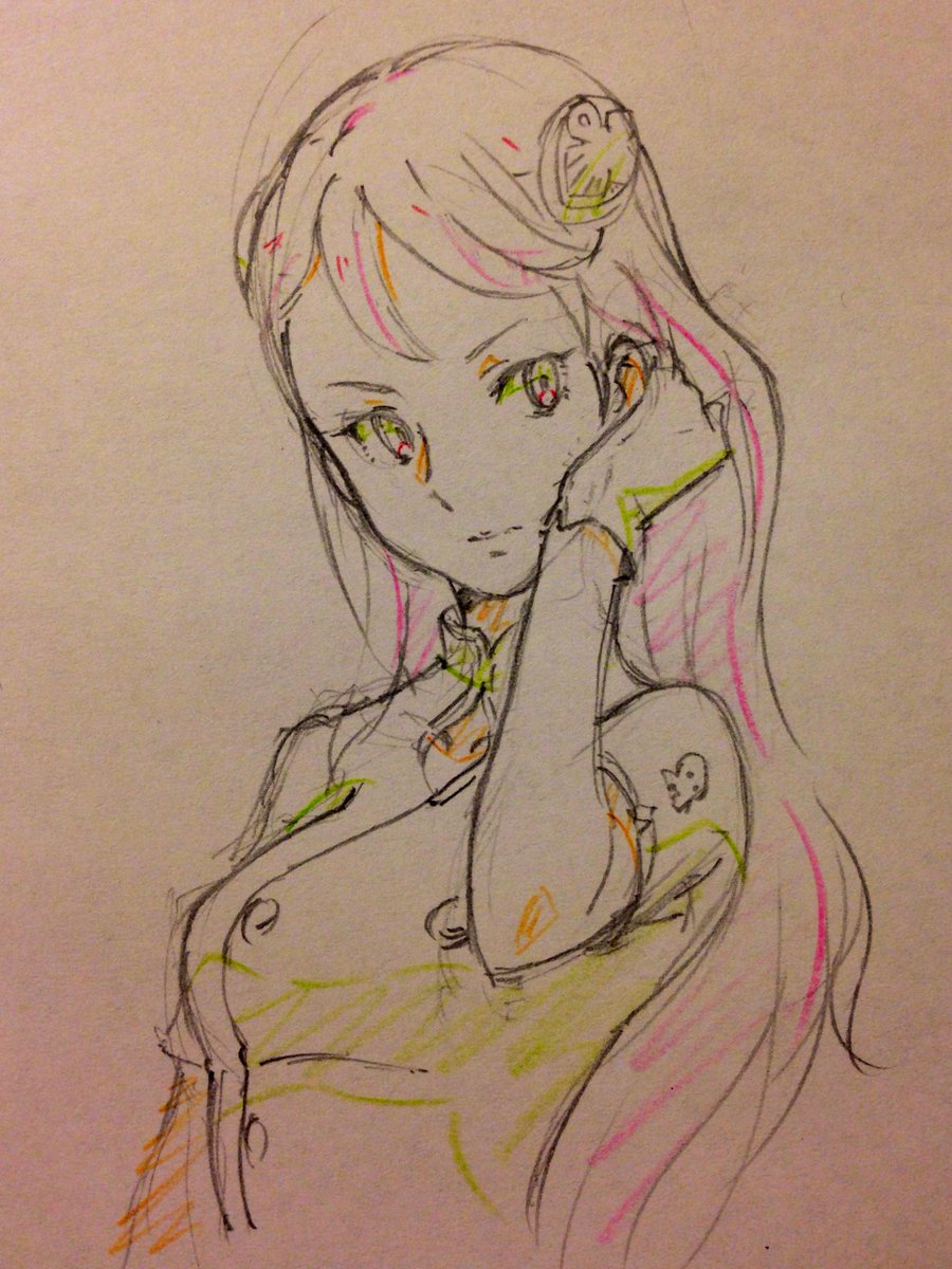 またたびーと Ar Twitter 過去絵漁ってたらなんかこの人髪の毛かきあげるポーズ好きすぎでしょってくらい出てくる Http T Co Okstyl3owp