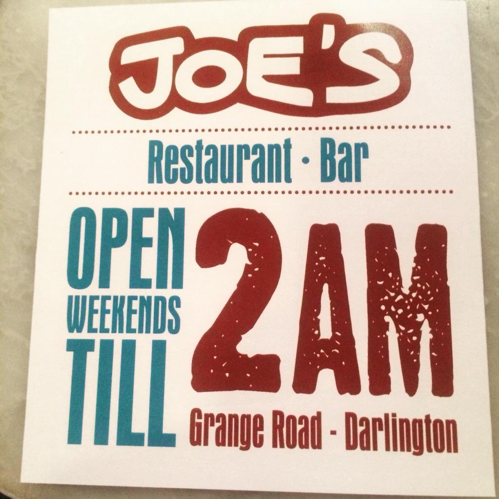 Come try one of our delicious cocktails there's something for everyone's taste! Joe's bar open all the way to 2am