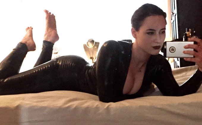 Latex catsuited up a few days ago. http://t.co/iVULKEpqfq
