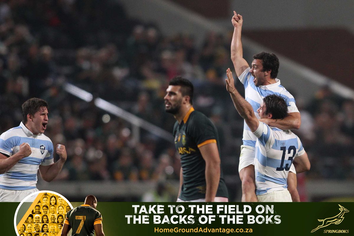 Springboks's tweet photo. Celebrations all round. The Pumas proving too difficult to tame tonight. Well done @unionargentina #RSAvARG http://t.co/sIOPmqmyuf