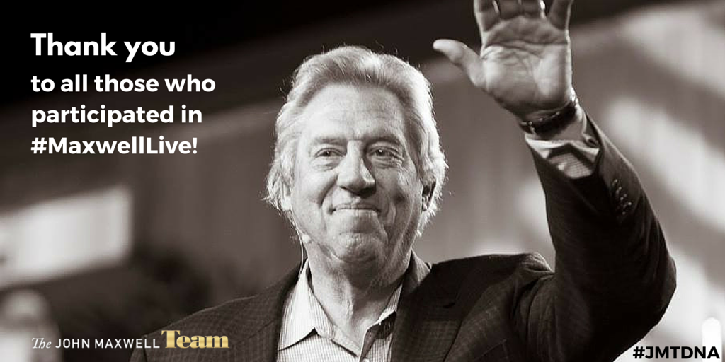 TheJohnCMaxwell's tweet photo. Thank you for joining us @ The #MaxwellLive Event in Orlando, FL It is clear that #JMTDNA is something truly special! http://t.co/2w1LtF4jb8