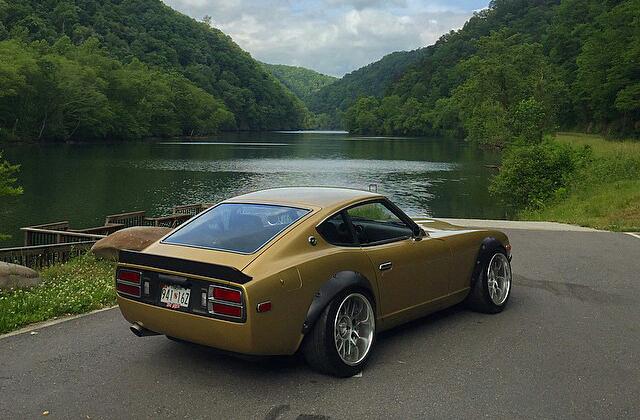 Chris Forsberg's 1975 Datsun 280z.