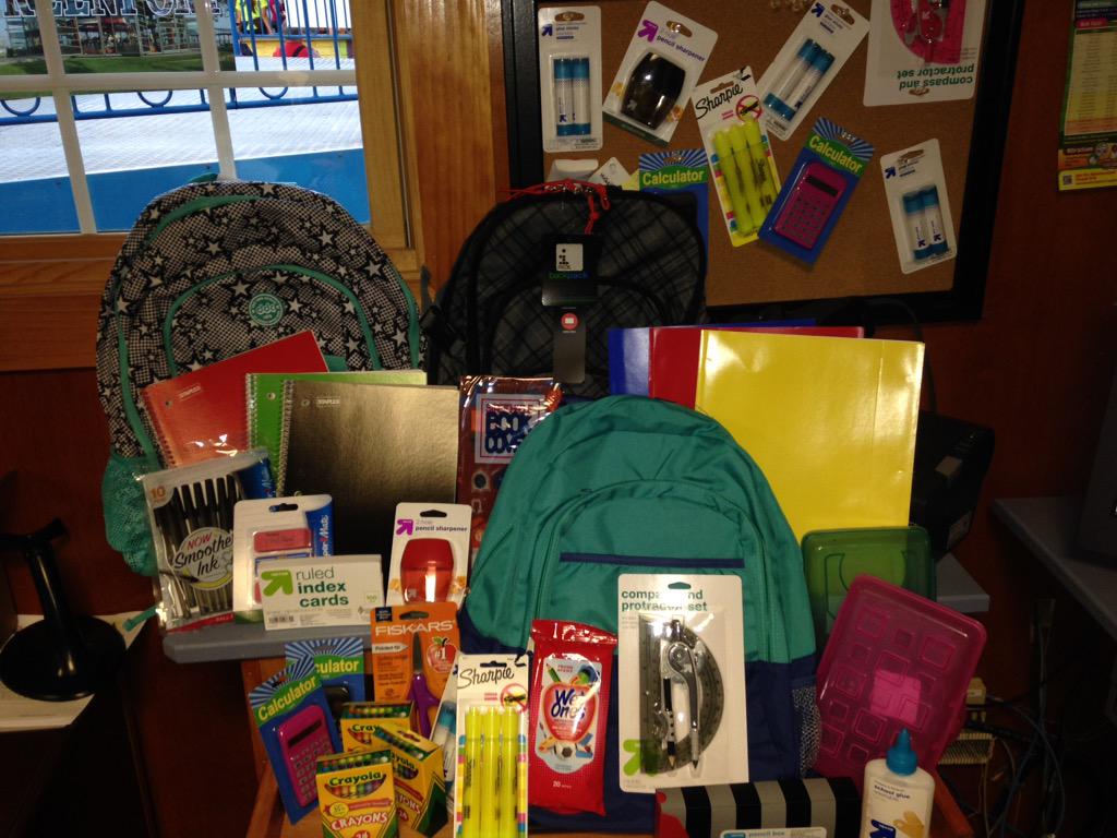 #Donations for our #SchoolSupplyDrive! Donate &amp; get a chance to win a 2016 #seasonpass to #adventurelandli!
