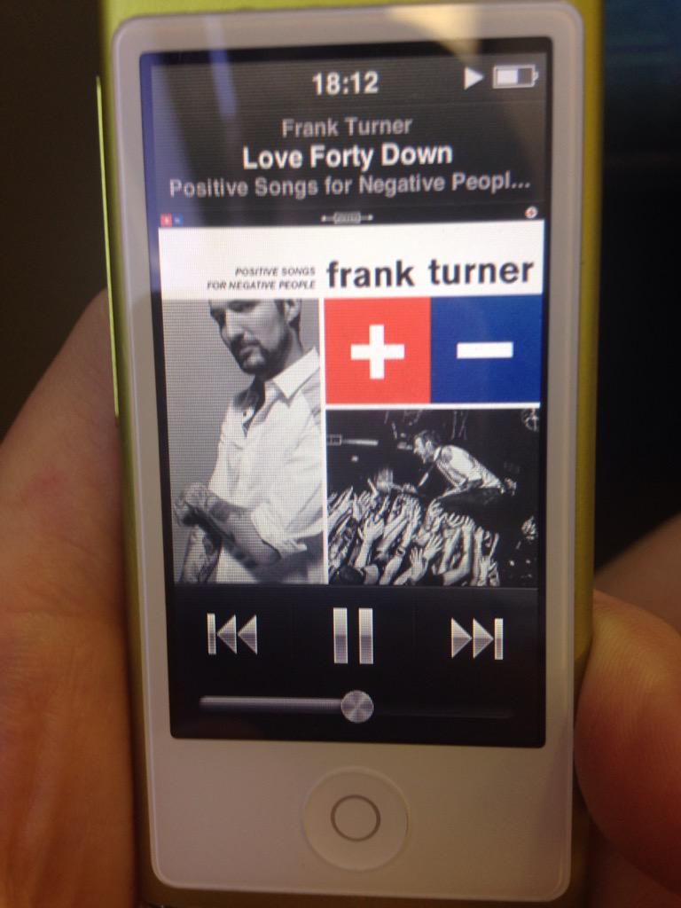Lish359's tweet photo. Already addicted to @frankturner album. And I now have a favourite song about tennis  #PositiveSongsForNegativePeople http://t.co/KGpNRSFiUd