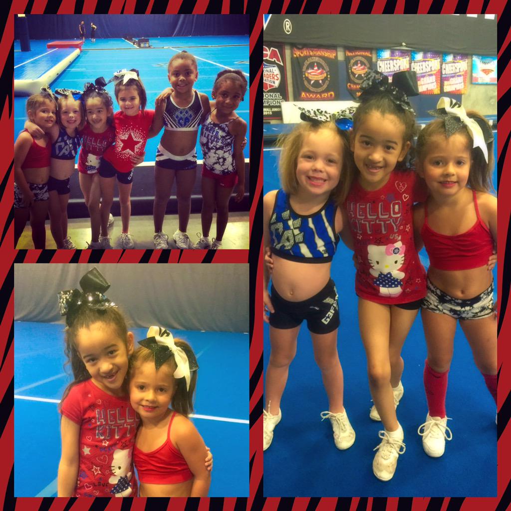 Awesome day of twinklecat practice!!! 😻 #cheerbesties #cafamily #cafrisco