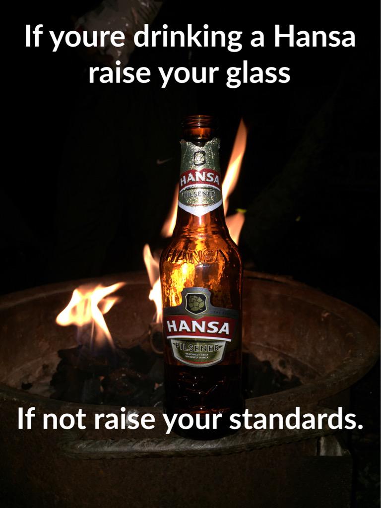 After a long day on the water there is no better way to recover than a <a href="/hansapilsener/">Hansa Pilsener</a> and a braai. #race #recovery