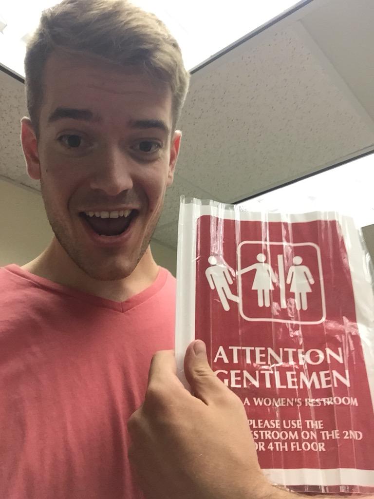 VillanovaRA's tweet photo. Fear not friends! The world is safe for laminating yet again! Thank goodness for @TallChillMike #hero #ResLifeRHN http://t.co/Pf8C7xojOP