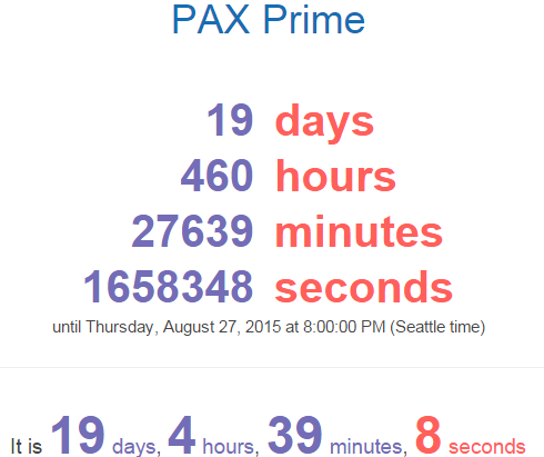 phedran's tweet photo. #PAXPrime2015 #PreConPanic http://t.co/7YhQEHRBxk