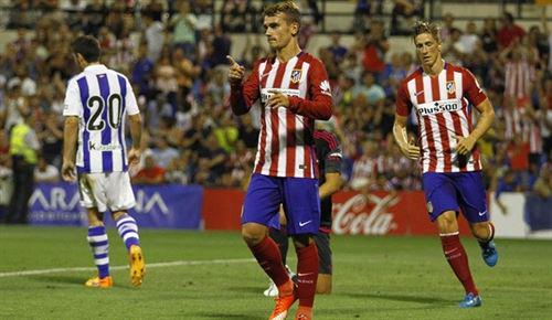 EPdeportes's tweet photo. El @Atleti, listo y con Griezmann iluminado. Victoria (2-0) ante la @RealSociedad - http://t.co/Eo12HY1Fcm http://t.co/r7Mj1lsmqb