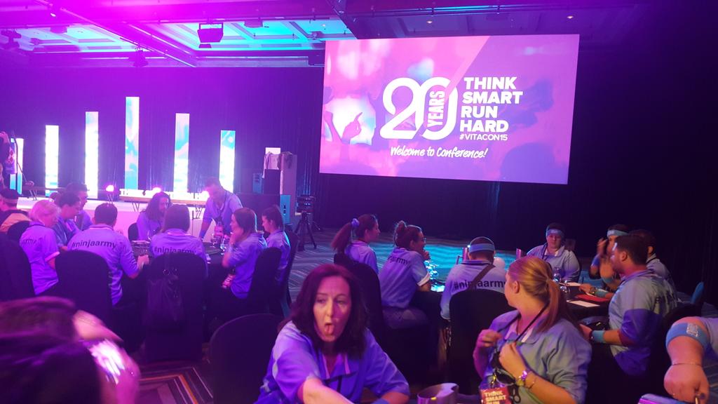 HassenDaniel's tweet photo. NINJAs are in the house... DOMINATION guaranteed #vitacon15 http://t.co/CjZPDdhhDl
