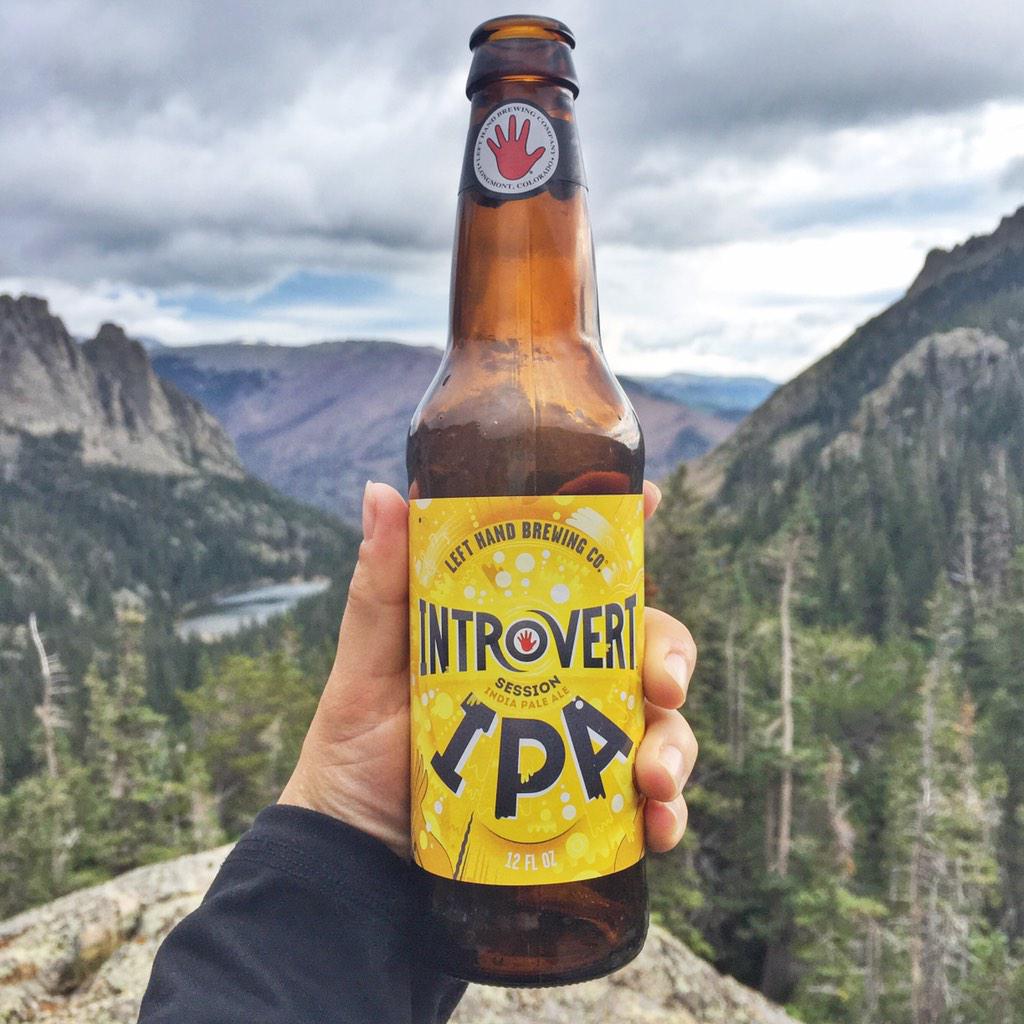 LeftHandBrewing's tweet photo. Adventure achieved! Now about that beer break. π #LeftSideLife #IntrovertIPA http://t.co/qRVUJ8ddRX