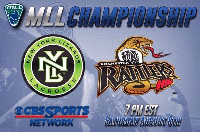 classiclacrosse's tweet image. Don't miss the @MLL_Lacrosse Championship Game Tonight at 7pm EST on CBS Sports Network! #MLL #GoLizards #GoRattlers