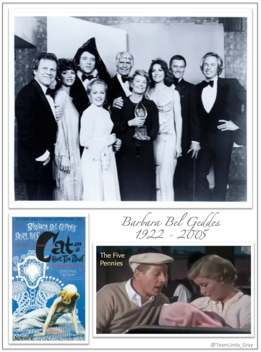 🌸Remembering Barbara Bel Geddes who passed away 10 years ago today. Star of stage, screen and TV for 6 decades.