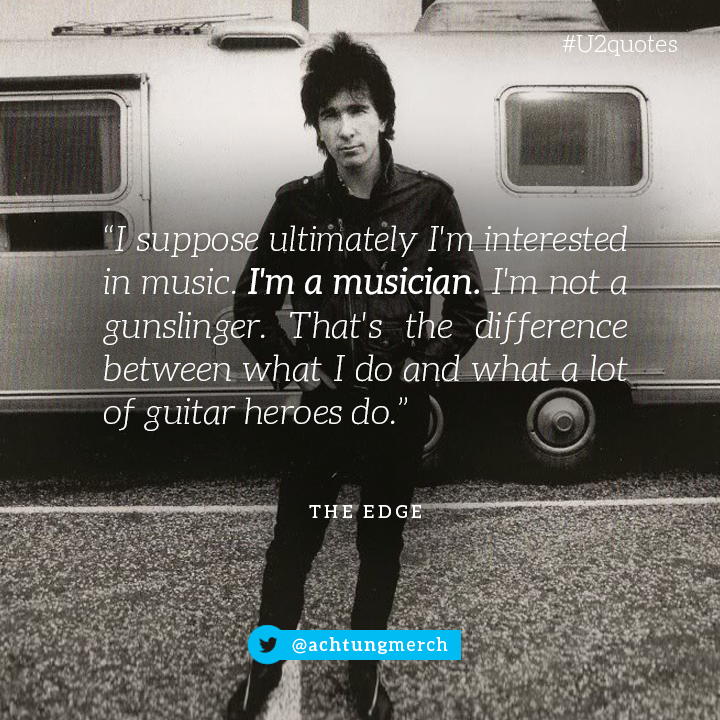 Happy birthday The Edge! Thank you for everything, man! :) 