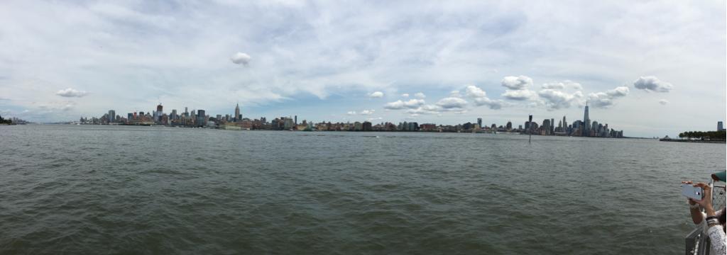 Great Manhattan skyline from Hoeboken.