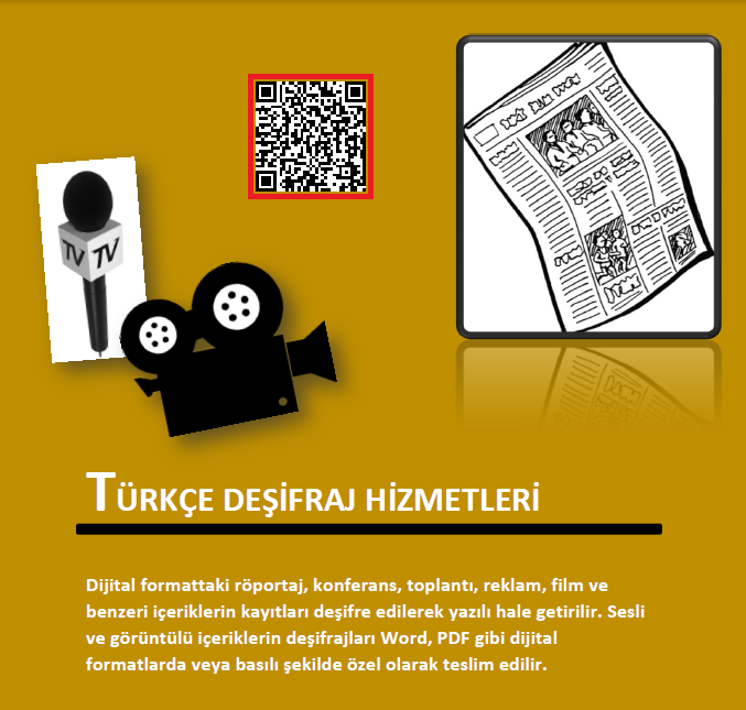 #Röportaj gibi #ses ve #toplanti, #konferans gibi #video #kayitlariniz #transkrip / #deşifraj edilir!