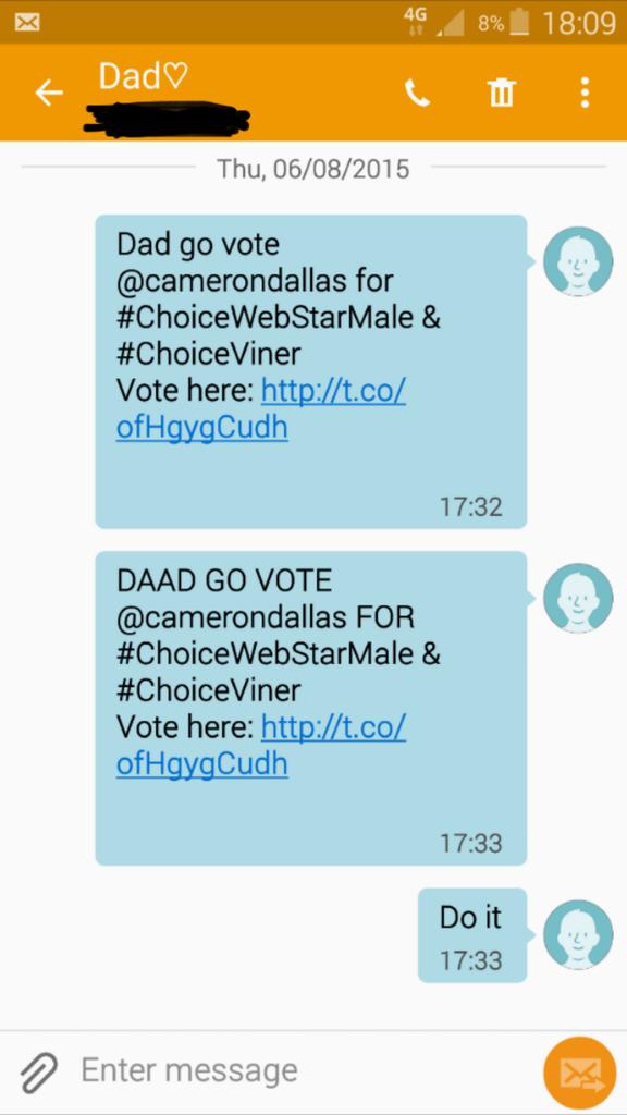 lookatmia_'s tweet photo. I SPREAD THE VOICE!💕
EVERYONE SHOULD VOTE FOR YOU
@camerondallas 🌴🌴
Follow me? 63
#CamForWebstar 
 http://t.co/kfI2sDD5R7