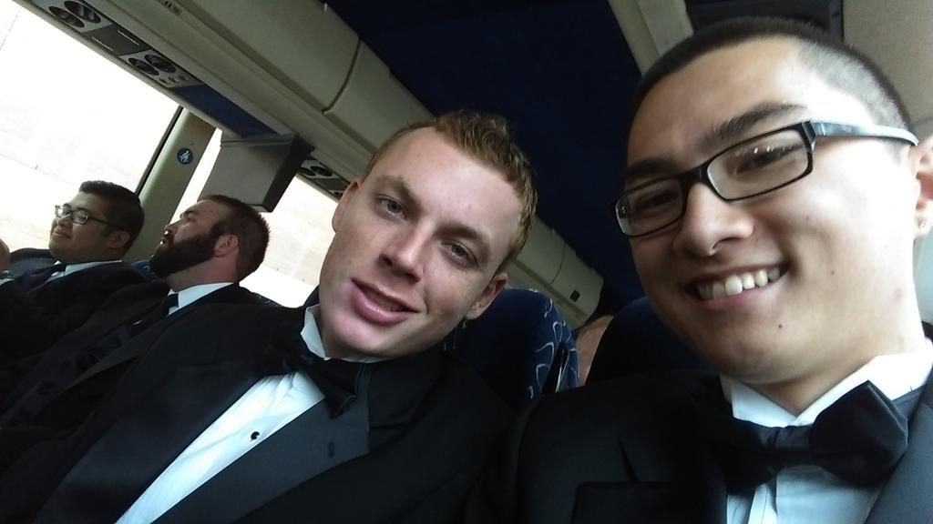 Looking sharp and ready for #ATO150 honorary initiation