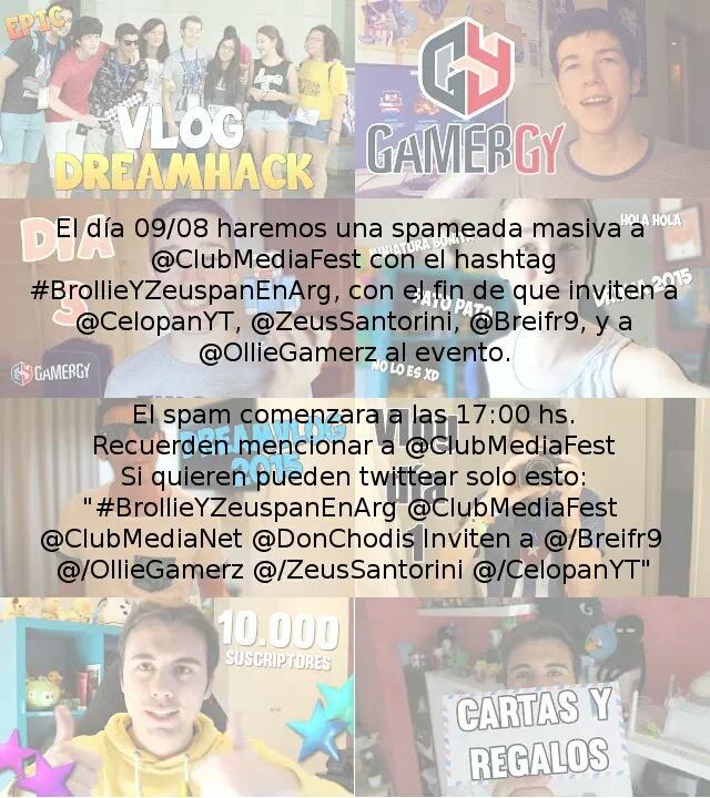 xsweetsaturn's tweet photo. Vayan preparándose 💪💪 #BrollieYZeuspanEnArg http://t.co/NITzOpSPqy