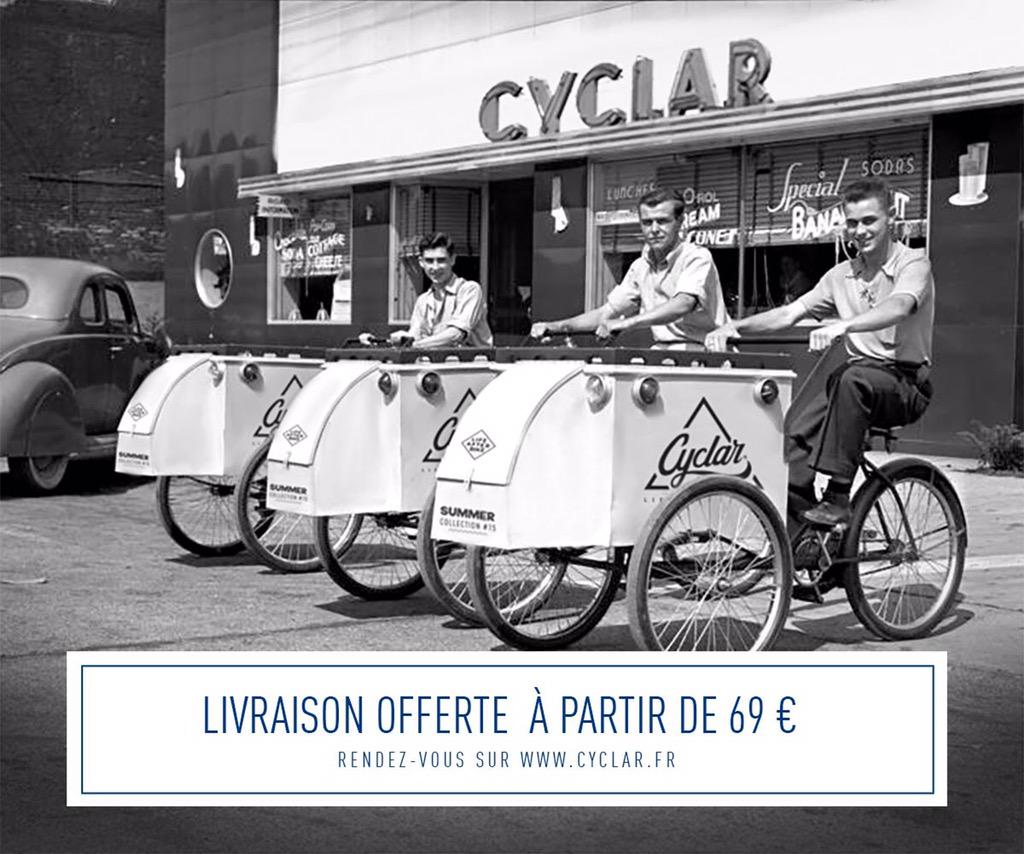 Cyclar_France's tweet photo. Chez Cyclar nous livrons GRATUITEMENT dès 69€ d'achat RDV http://t.co/RnEhxPQsUP #Cyclar #lifeafterbike #afterbike http://t.co/OQPGph9OdY