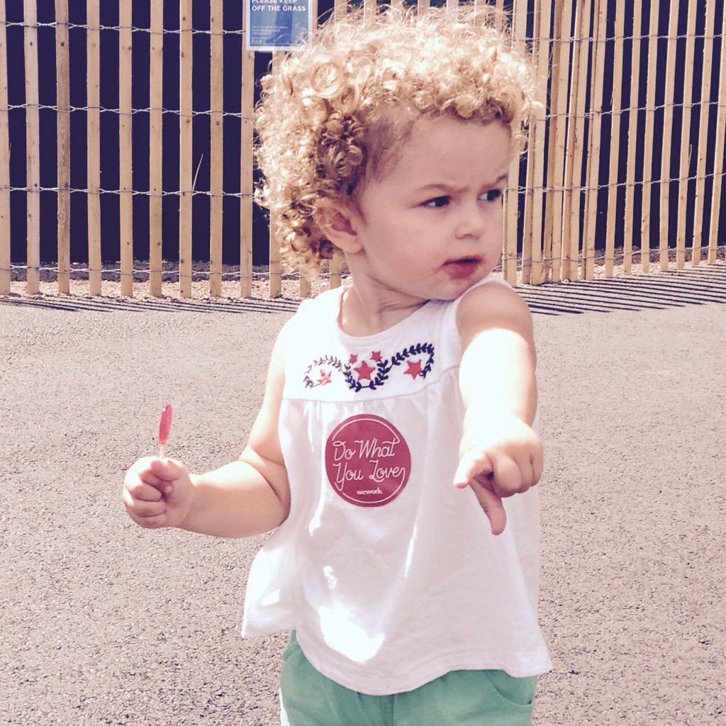 andy_dillow's tweet photo. Thanks @DUMBOBID @BklynBrdgPark great fun at family fest this am!! @WeWork lollipops are definitely what she loves! http://t.co/dldLjNasnh