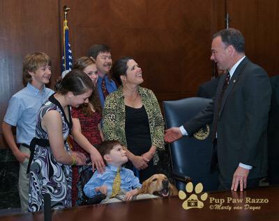 SgtSentinel's tweet photo. 🐶♿️ @IADWeek @timkaine Signed #MattsLaw 2008 #HB214 @MarkColeVA @RichardStuartVA #MattHoioos @ccicanine #SD Cal ♿️🐶 http://t.co/DXGX7FeStr