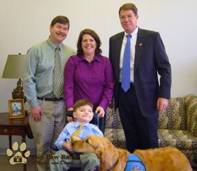 SgtSentinel's tweet photo. 🐶♿️ @IADWeek @timkaine Signed #MattsLaw 2008 #HB214 @MarkColeVA @RichardStuartVA #MattHoioos @ccicanine #SD Cal ♿️🐶 http://t.co/DXGX7FeStr
