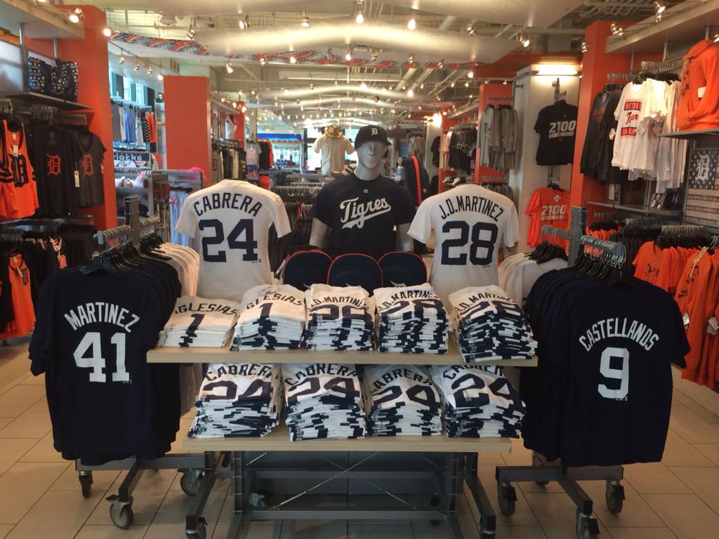 Detroit Tigers on X: Stop by The D Shop at @ComericaParkOps to get your  #FiestaTigres gear!  / X