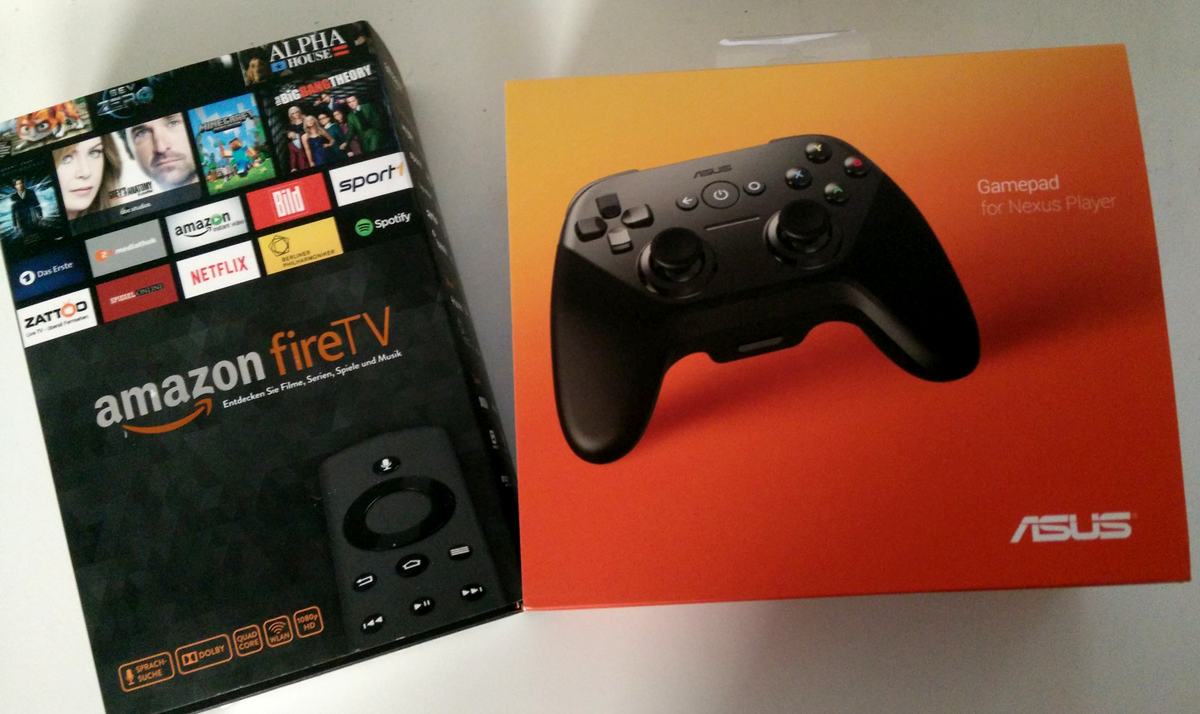 eXiin's tweet image. Just arrived from Germany with two new Babies :)
#AmazonFireTv and a gamepad for the #NexusPlayer