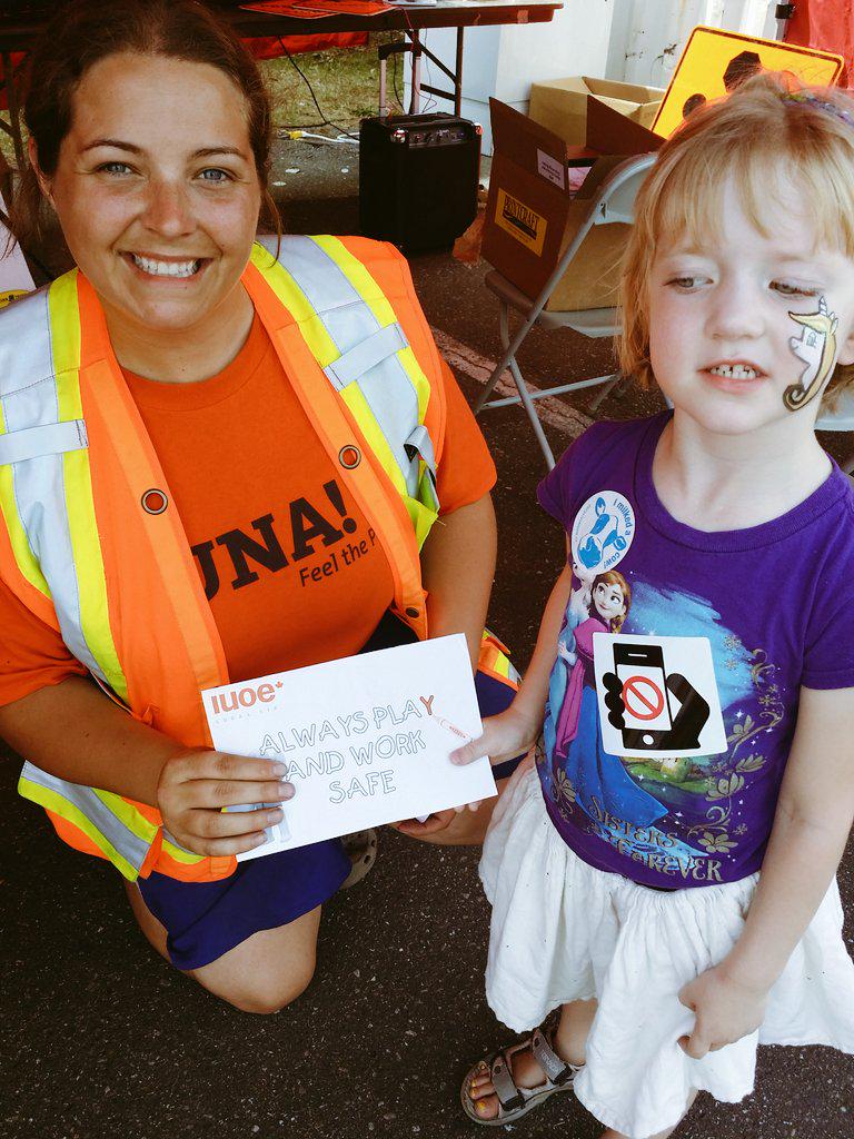 Sarina_Aleida's tweet photo. Had a great time representing @LIUNA  teaching kids &amp; parents about road safety in workzones @agrifair last weekend http://t.co/QqW8ja2iPz