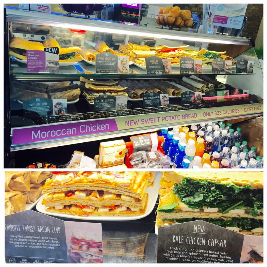 4St_JugoJuice's tweet photo. We're committed to a healthy lifestyle! Test out our new low calorie wraps! Only here @4 Street Jugo! #yycfood #yummy http://t.co/YDBR6e43SC