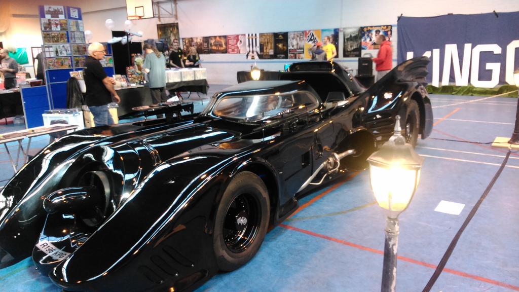 thealleycat83's tweet photo. Super cool 1989 Batmobile at #diddycon, Chester Le Street today! @darkmattercafe great day! :-) http://t.co/wFs8NzJjkY
