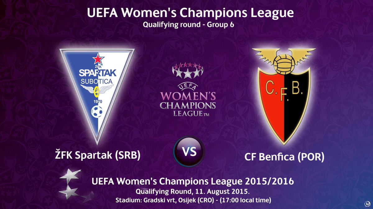 #Srbijo podržimo plavo-bele Golubice
ŽFK Spartak(SRB) - CF Benfica(POR)