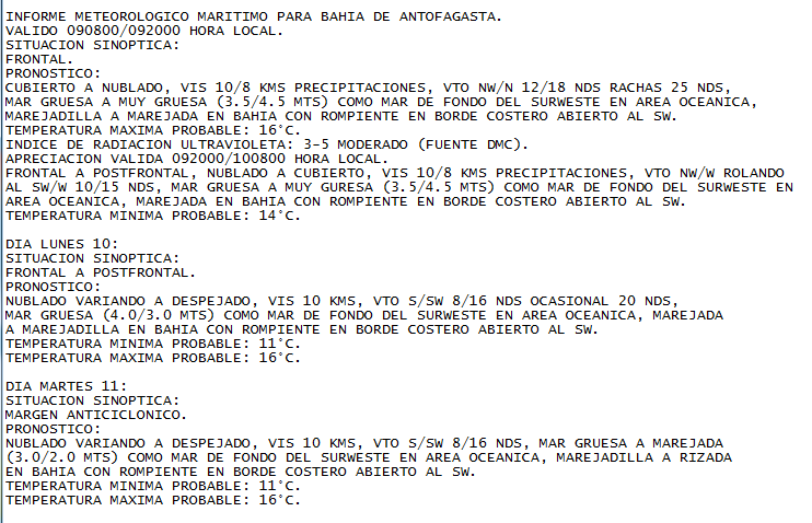 Metarmada_ique's tweet photo. Pronóstico #tiempo marítimo #antofagasta próximos tres días
http://t.co/SdO56Ylw87 @RedAntofagasta @OMEGA_Antof http://t.co/hTNiKEnPTW
