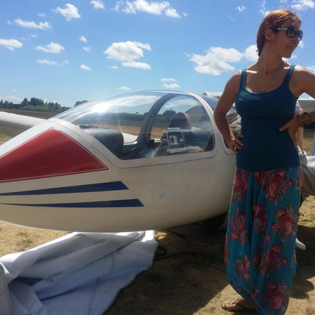 Ex airforce pilot loved our motorcycles and offered to take us up in his glider today.  #randomactofconnection