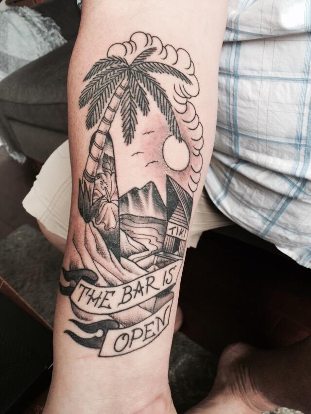 MikeMjeffery's tweet photo. New tat courtesy of Jenn at @PassageTattoo http://t.co/J4XbbQgdvB