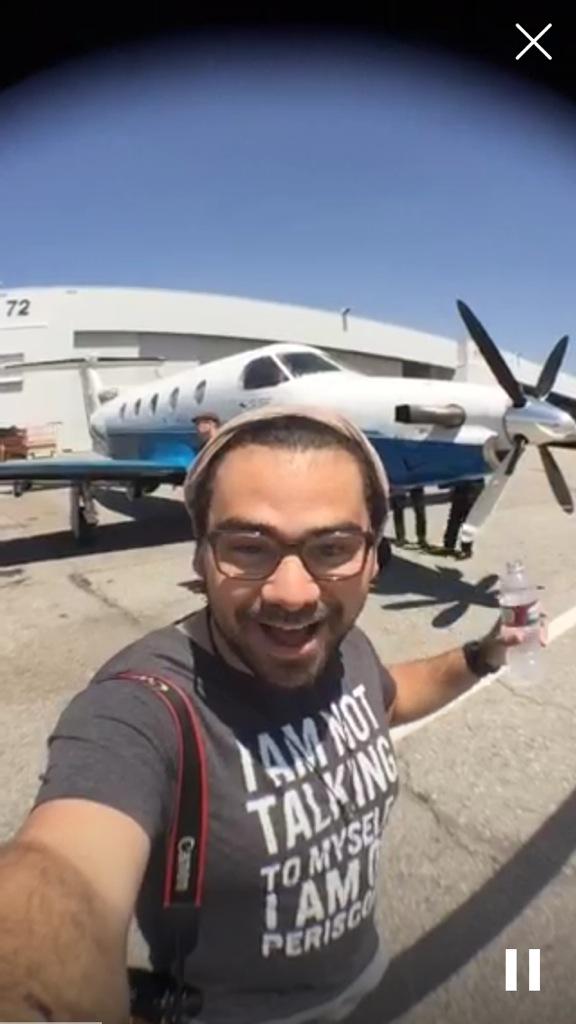 mitchleggs's tweet image. @RaymondCinemato about to board a @SurfAir turboprop for #ScopeOutAmerica #Cinemob