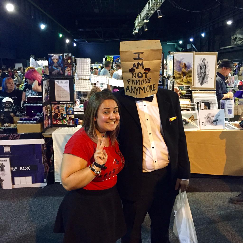 CuteAndQuirkyG's tweet photo. SHIA SURPRISE! (We always need more Shia LaBeouf cosplays.) #YCC8 #YorkshireCosplayCon http://t.co/ZaE8DrAZ5q