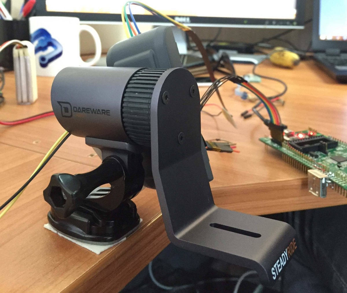 dareware_labs's tweet photo. Hope you guys are just as excited as we are! Final stage of testing ahead! #SteadyRide #GoPro #motorbike http://t.co/on5vA3nQds
