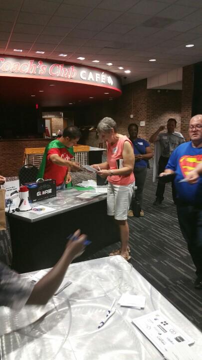 BuckeyeSPUG's tweet image. Congrats Carol! Winner of our OSU football ticket raffle. Thanks for joining us today, enjoy the game! #SPSCBUS