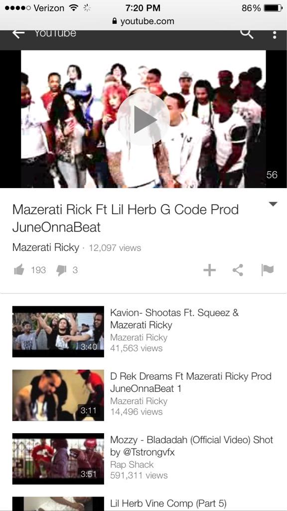 MaziRicky's tweet photo. Check out G-CODE ON YOUTUBE http://t.co/SWxil5FkR0