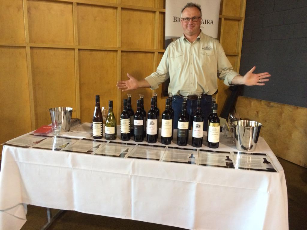 BrandsLaira's tweet photo. The wine has been checked by Peter Weinberg! All A-ok for Brissy! @CoonawarraWine #CoonawarraRoadshow #Brisbane http://t.co/7MOWG72etg