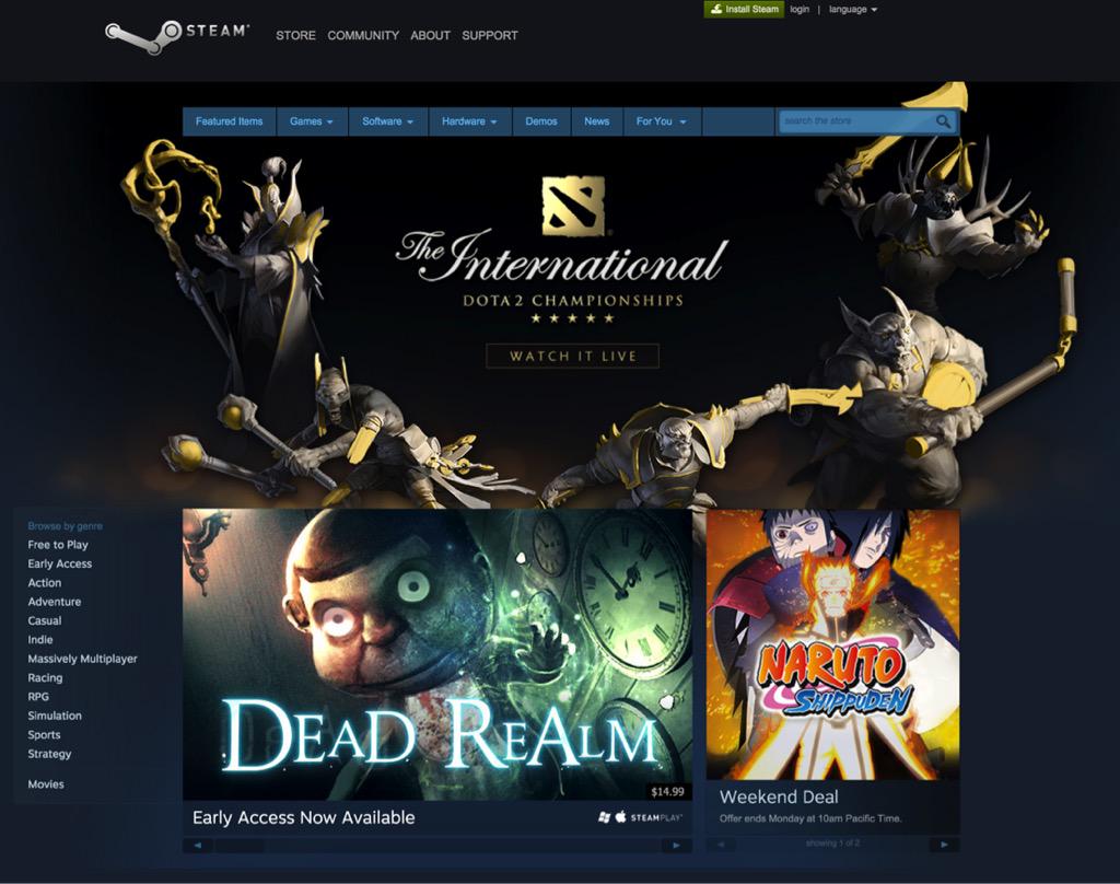 Now that's what I'm talking about! <a href="/DeadRealmGame/">DeadRealmGame</a> on the steam homepage!