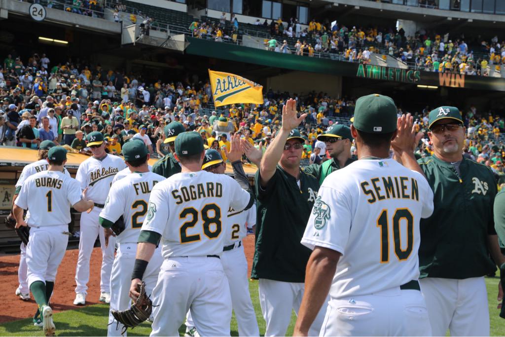 Oakland Athletics 🌳🐘⚾️ on Twitter "Victory Saturday! A's win it 21. 