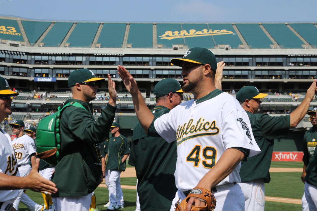 Oakland Athletics 🌳🐘⚾️ on Twitter "Victory Saturday! A's win it 21. 