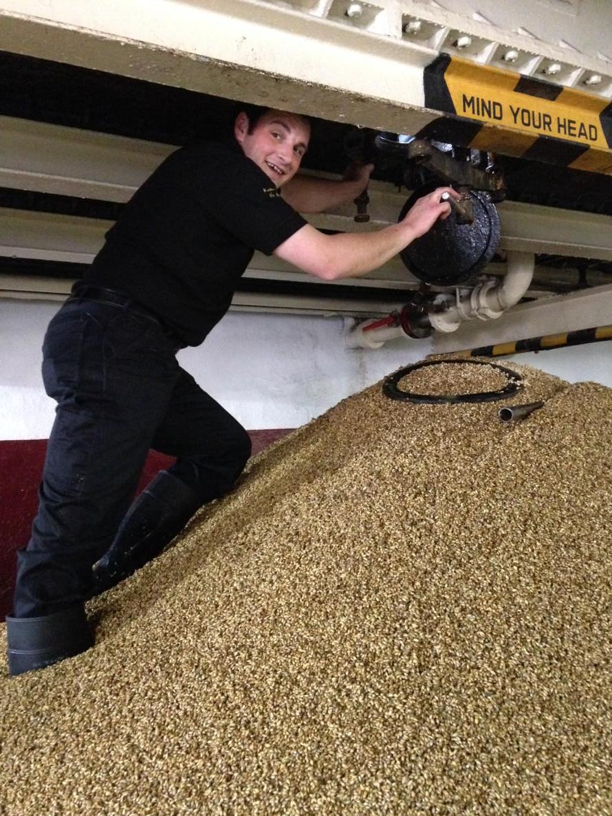 #TheBalvenie, so Matthew, enough posing for the camera, get the hatch sealed and started spreading that barley!
