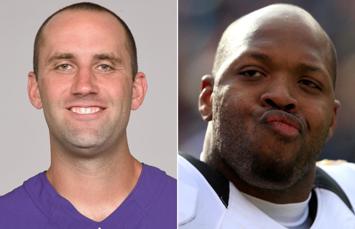 BleacherReport's tweet photo. Terrell Suggs to QB Matt Schaub after another interception: “Your guys are the guys in purple” http://t.co/FWevkxcUr6 http://t.co/8S58DR4gW2